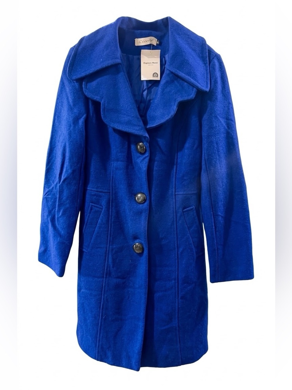 NWT Royal Blue Pea Coat